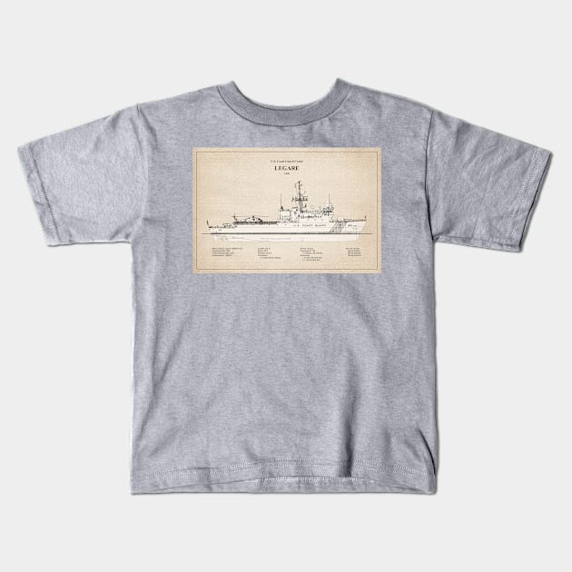 Legare wmec-912 United States Coast Guard - SBD Kids T-Shirt by SPJE Illustration Photography